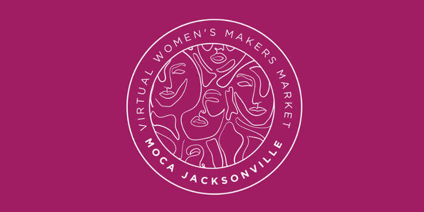 virtual women's maker market logo