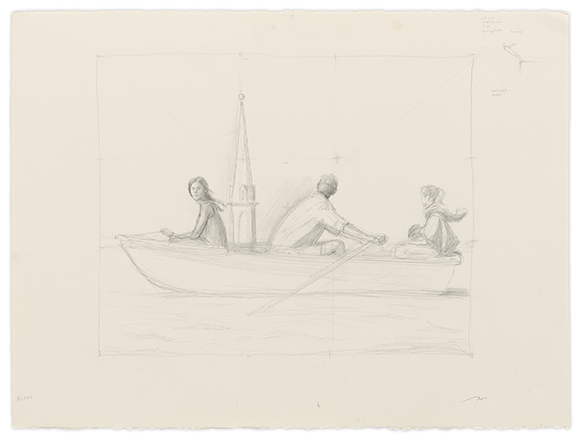 Bo Bartlett study for the flood