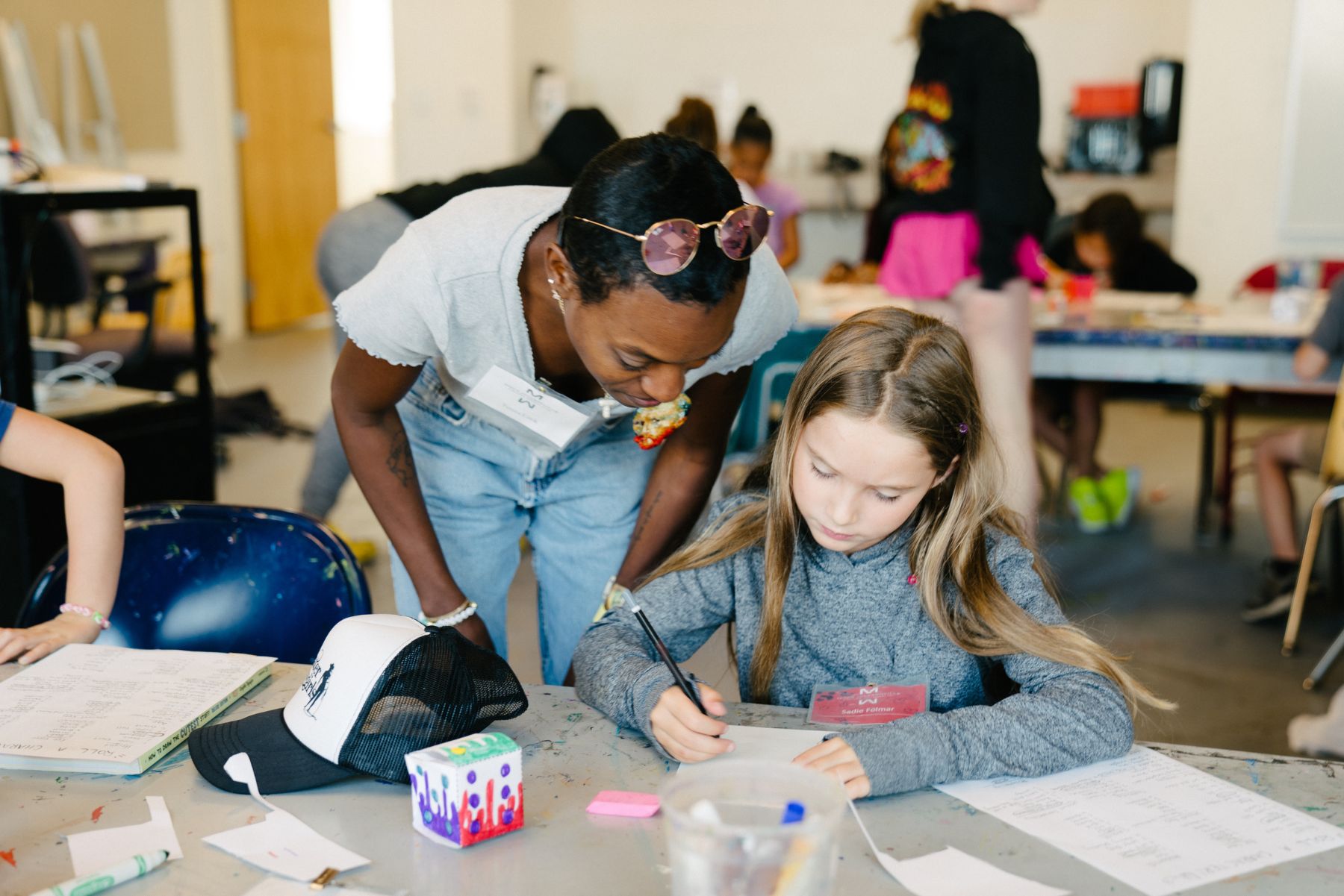 Teresa Cook teaching Summer Camp @ MOCA