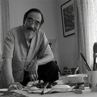 portrait of Chinese artist Jizi. Image courtesy of Dr. Wang Chunchen