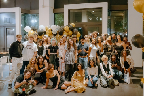Group shot of teens attending Lights in Time
