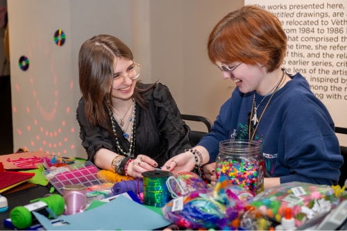 teens working on an activity