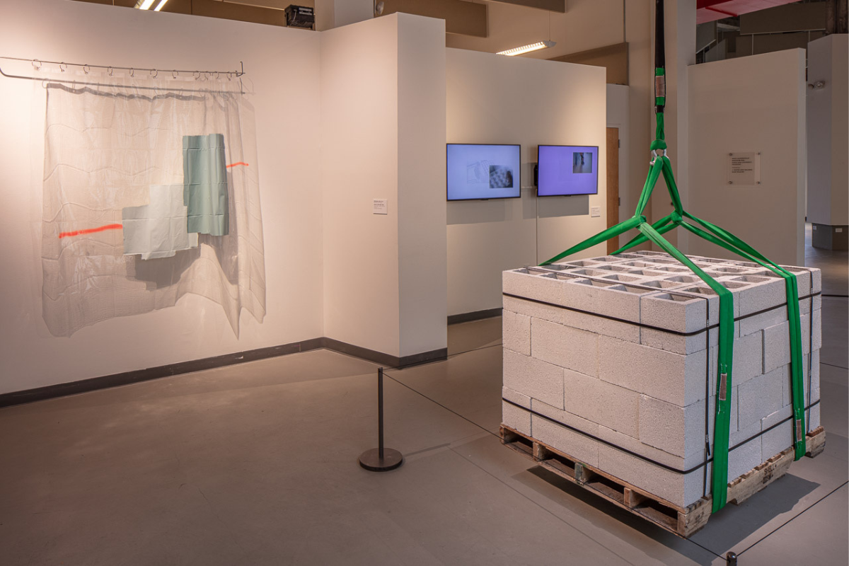 installation view of Brennan Wojtyla: Cathedral of Labor