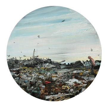 city dump, sunset by amer kobaslija