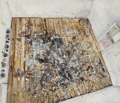 painter's floor by amer kobaslija