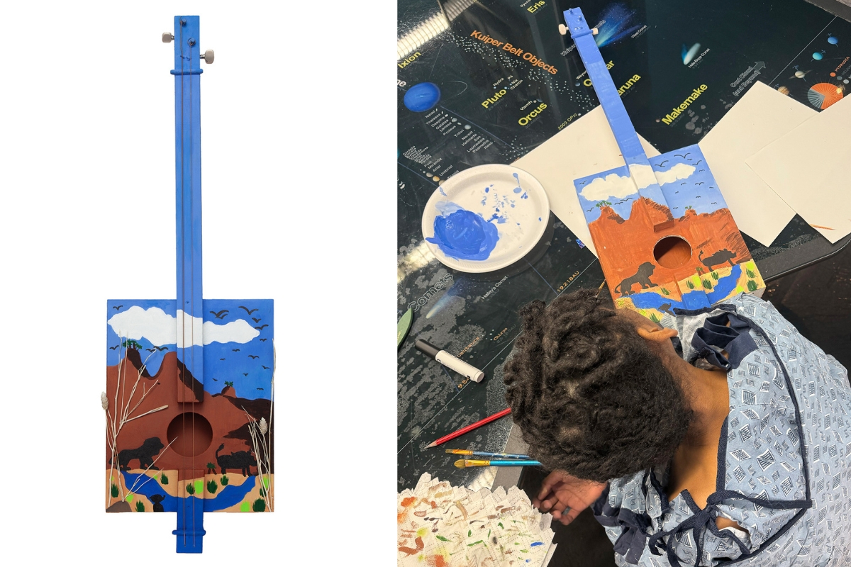 Art with a Heart patient JaMarion and his work