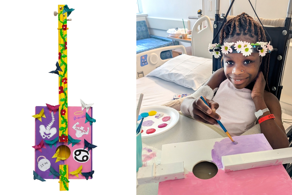 Art with a Heart patient Miracle and her work