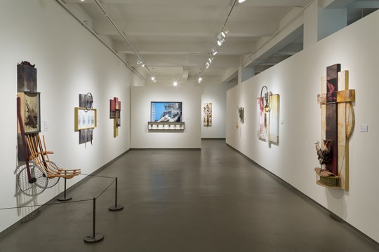 wide view of the phil parker exhibit