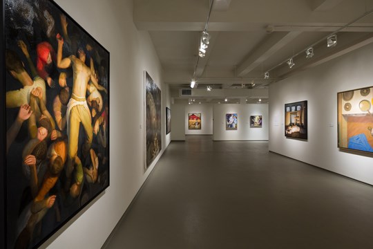 a view of the Get Real exhibition