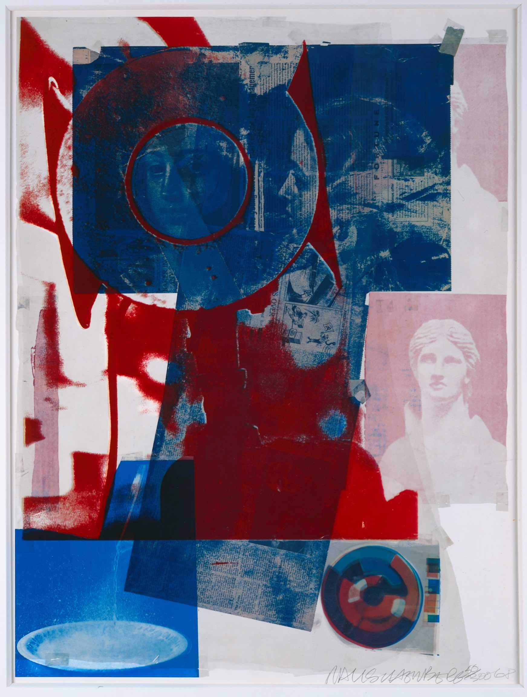 Offset lithograph by Robert Rauschenberg