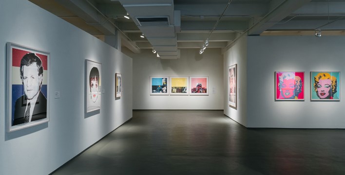 installation view of the In Living Color exhibit