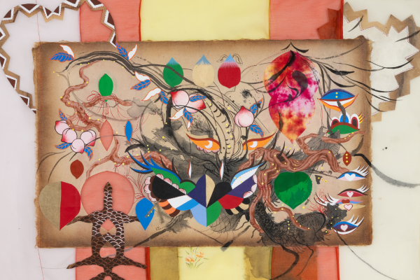 Abstract collage by Jiha Moon