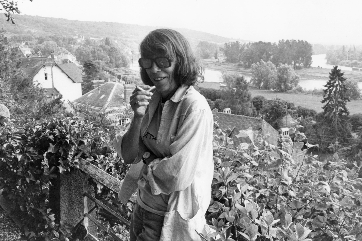 Joan Mitchell in Vétheuil, ca. 1980.