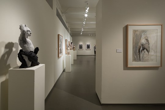 long view of the juxtaposition art