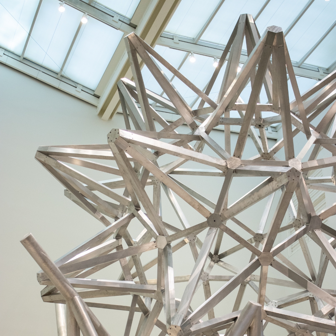 Detail of Project Atrium: Frank Stella Jacksonville Stacked Stars