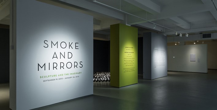 Smoke and Mirrors entrance wall