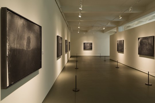 a view of the installation of the Southern Exposure exhibit