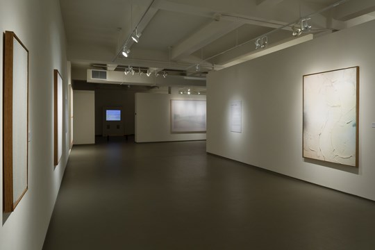 White exhibition view