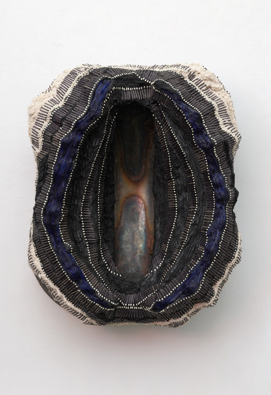 Artwork by Whitney Oldenburg titled Blue Bennu