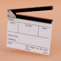 movie clapboard