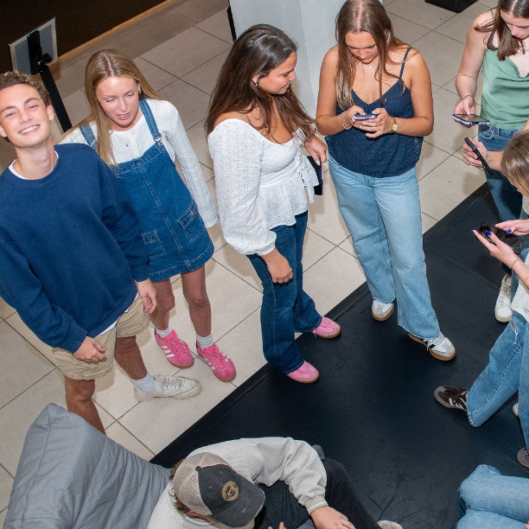 Teens at a teen gala held at MOCA