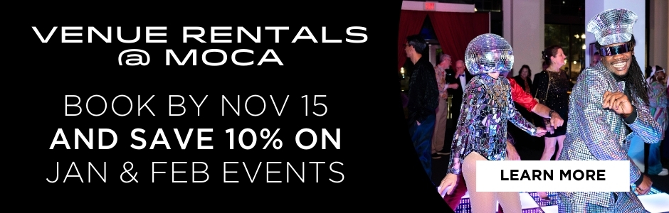 ad for 10% of venue rentals in January and February booked before November 15