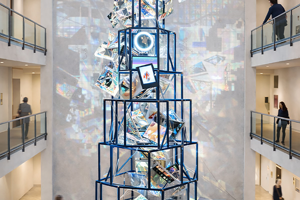 A concept image displaying a project installation.
